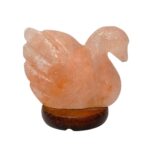 duck shape Himalayan salt lamp glowing 7 colors