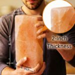 Himalayan pink salt block for cooking and grilling