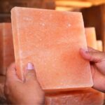 Himalayan pink salt cooking plate 8x8 for BBQ