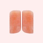 Leaf Shape Himalayan Salt Feet Detox Plate Natural Spa Foot Therapy Block
