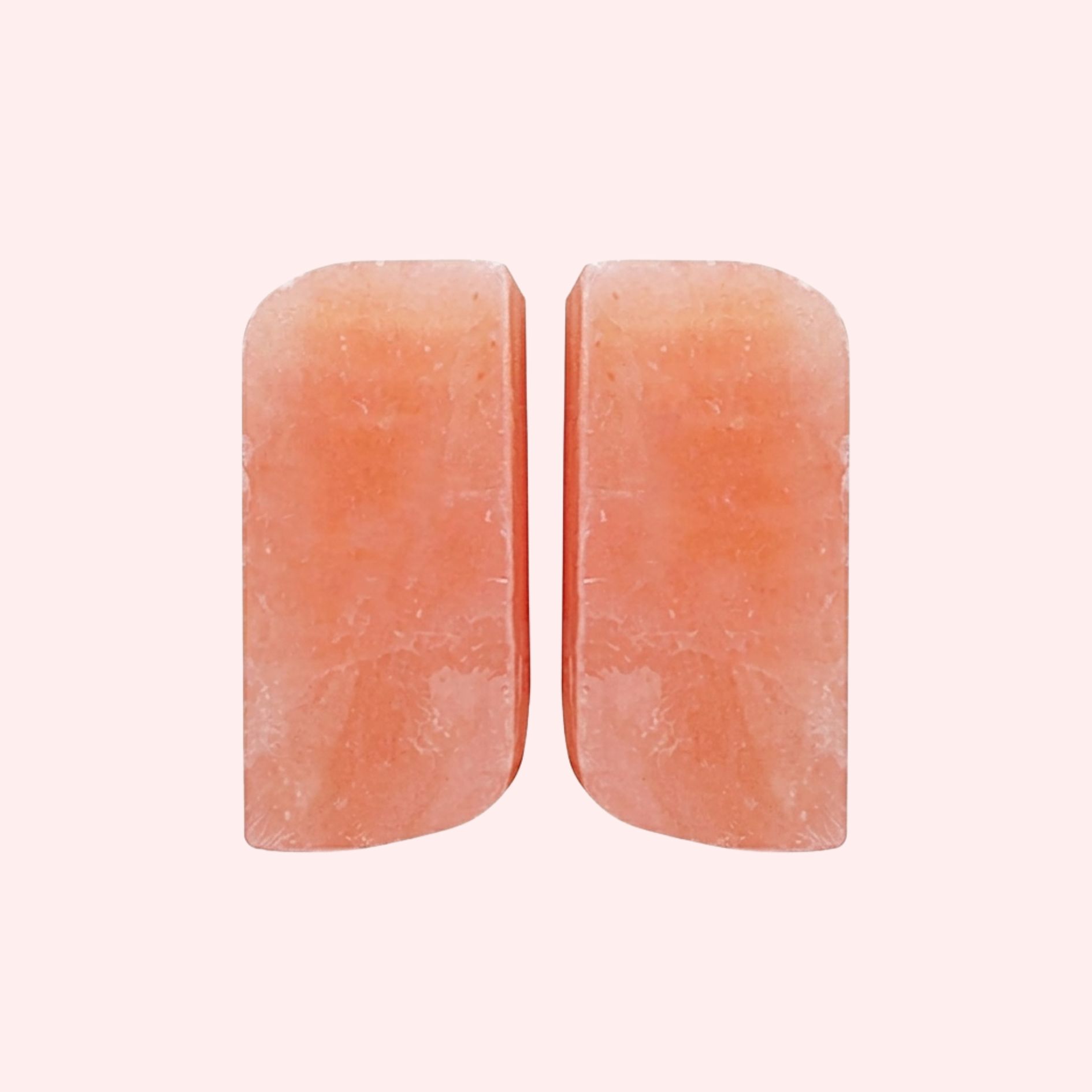 Leaf Shape Himalayan Salt Feet Detox Plate Natural Spa Foot Therapy Block