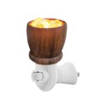 Himalayan Salt Wooden Bowl Night Light