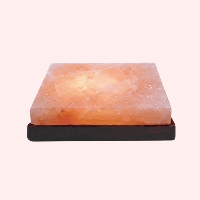 Himalayan Salt Rectangular Plain Detox Lamp Foot Therapy Spa Light