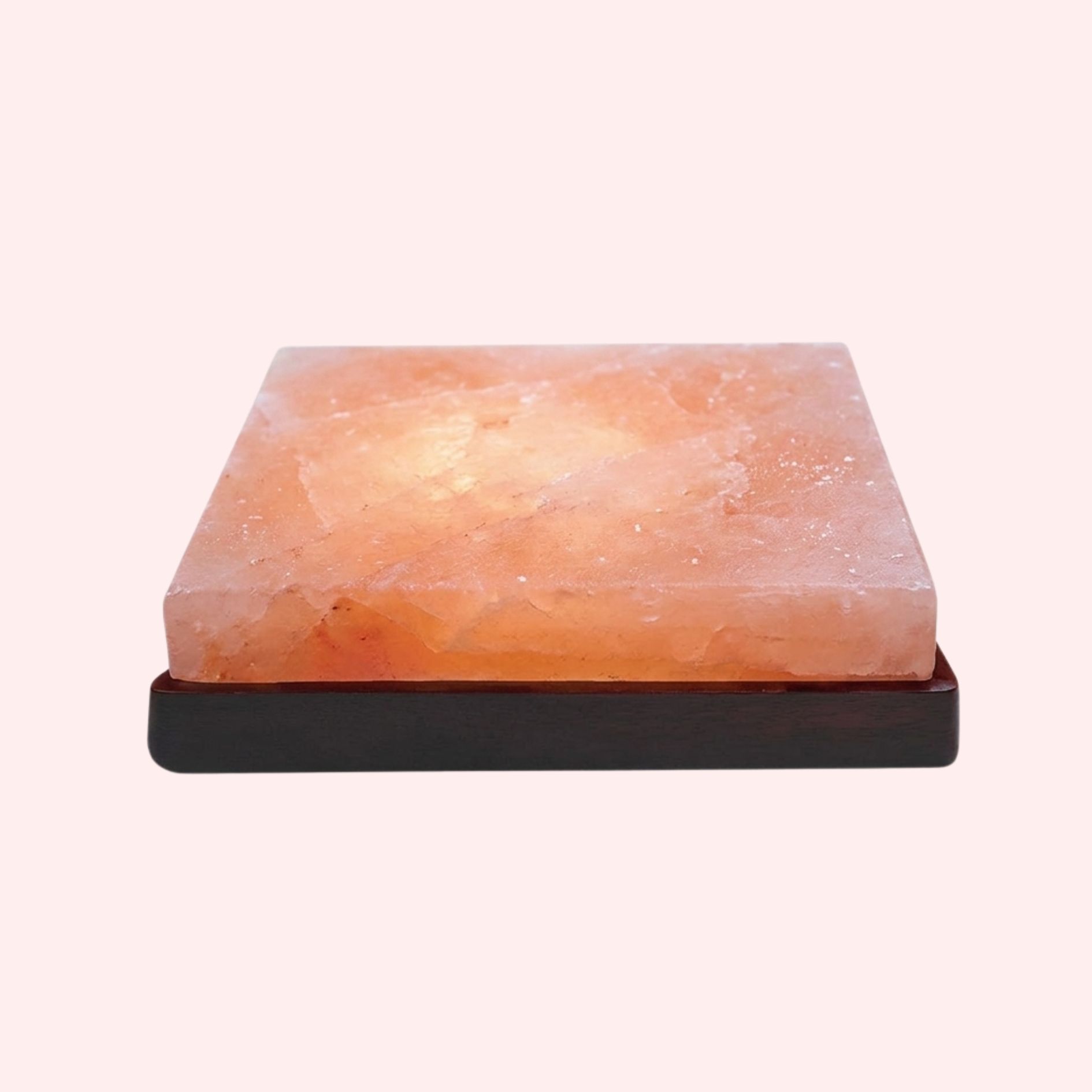 Himalayan Salt Rectangular Plain Detox Lamp Foot Therapy Spa Light