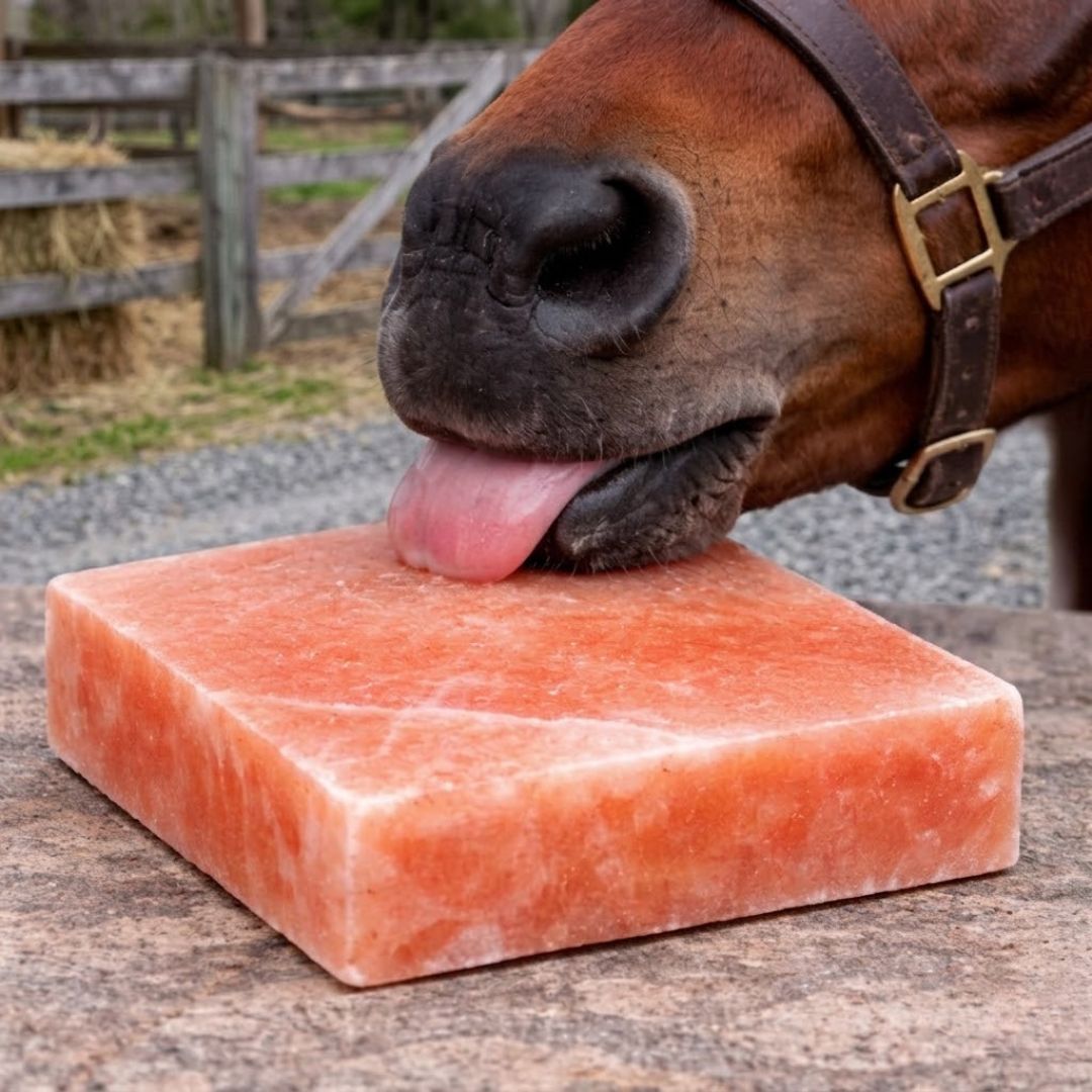 Himalayan Salt Lick Block 8x8x2 for Livestock
