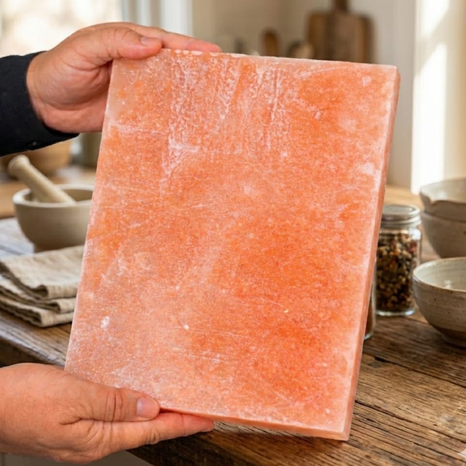 large Himalayan salt cooking block 12x8 grilling